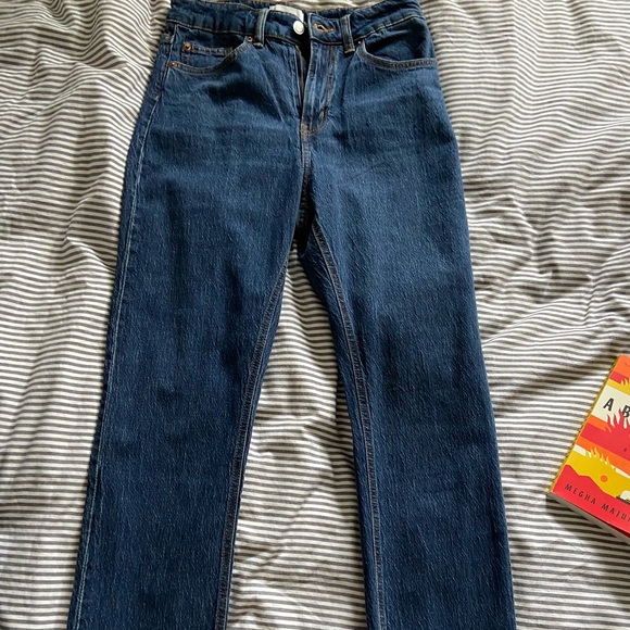 Fitted dark wash jeans - Picture 1 of 2